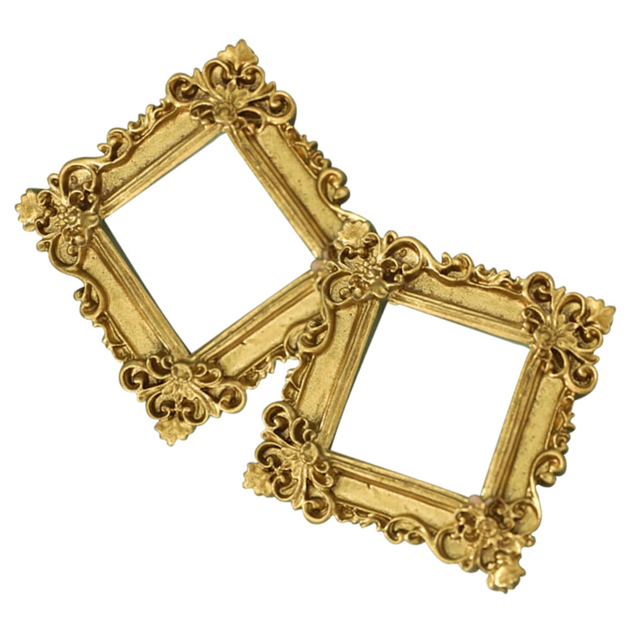 Amazon.com: Happyyami 2sets Retro Style Mini Photo Frame Resin